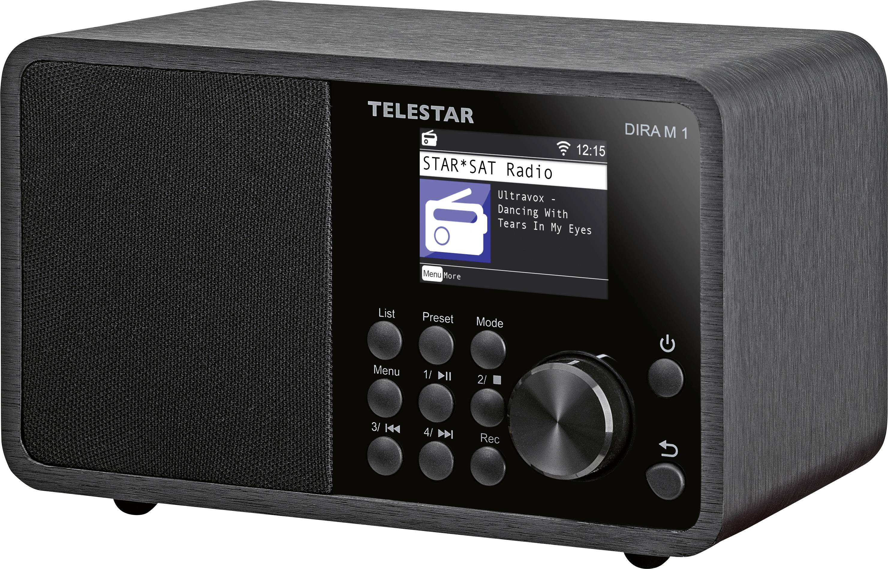 Telestar DIRA M 1 Radio de table Internet Internet, DAB+, FM AUX, Bluetooth, DLNA, USB, WiFi, radio internet fonction