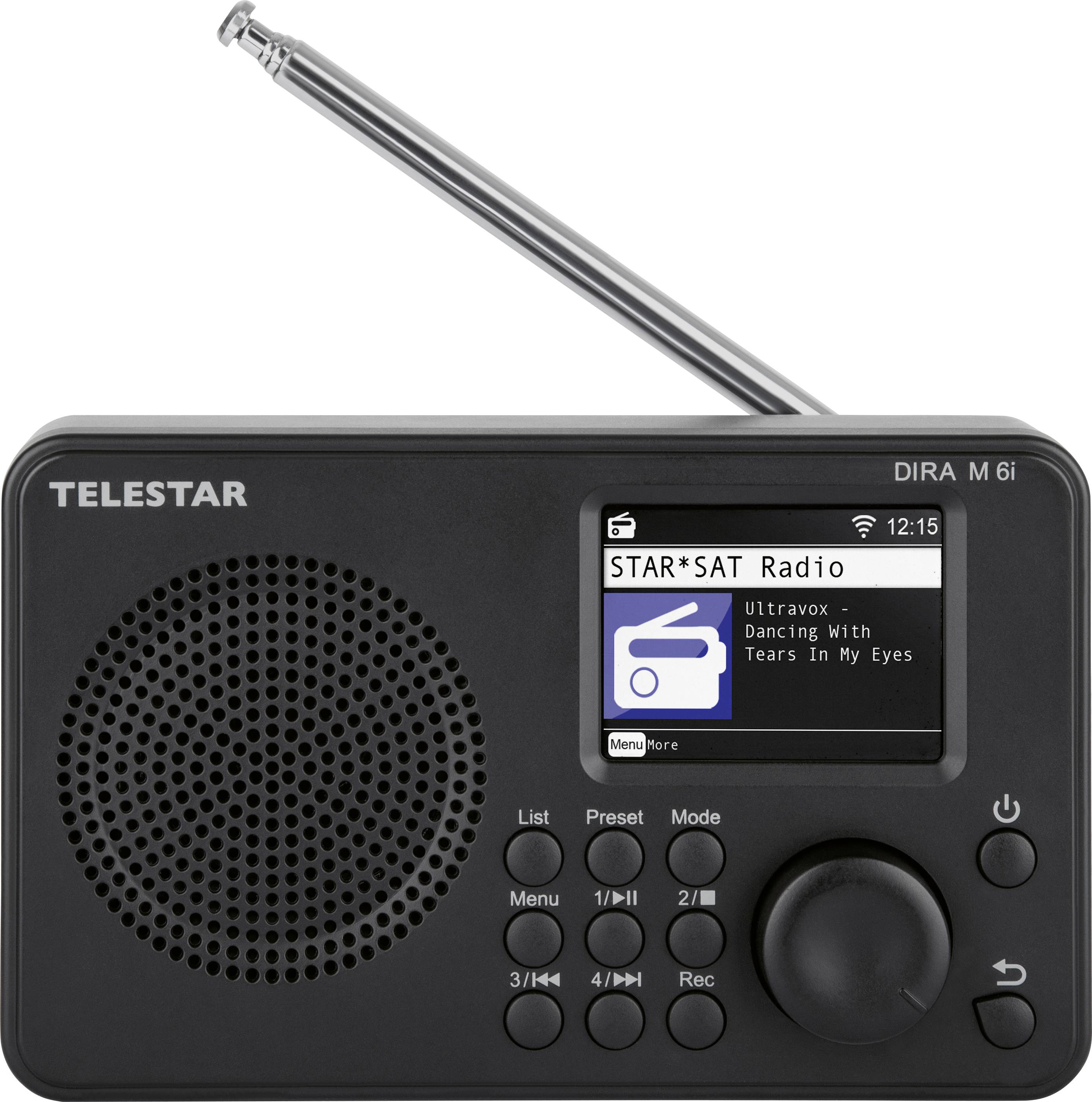 Telestar DIRA M 6i Radio de table Internet Internet, DAB+, FM Bluetooth, DLNA, USB, WiFi, radio internet fonction enregistrement