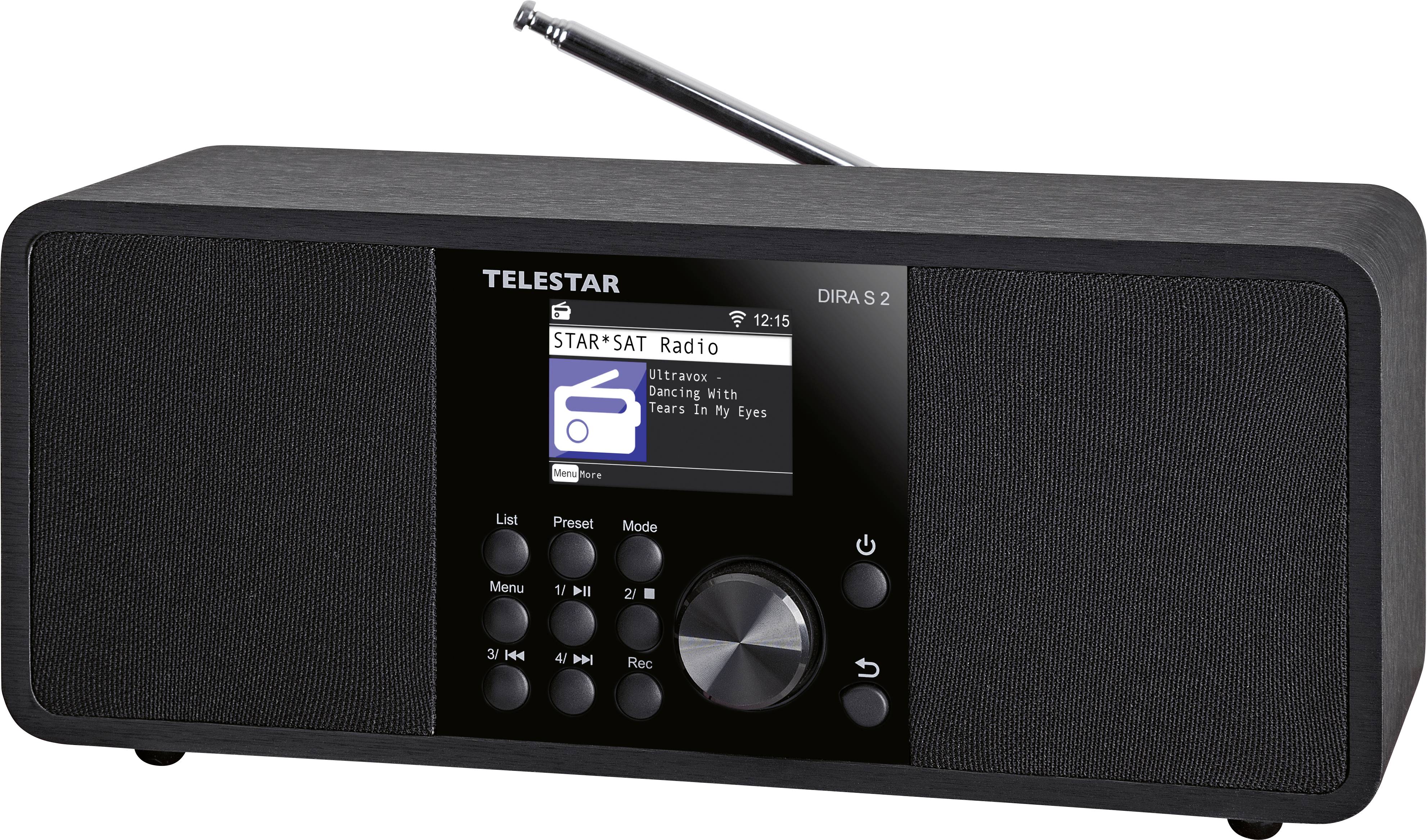Telestar DIRA S 2 Radio de table Internet Internet, DAB+, FM AUX, Bluetooth, DLNA, USB, WiFi, radio internet fonction