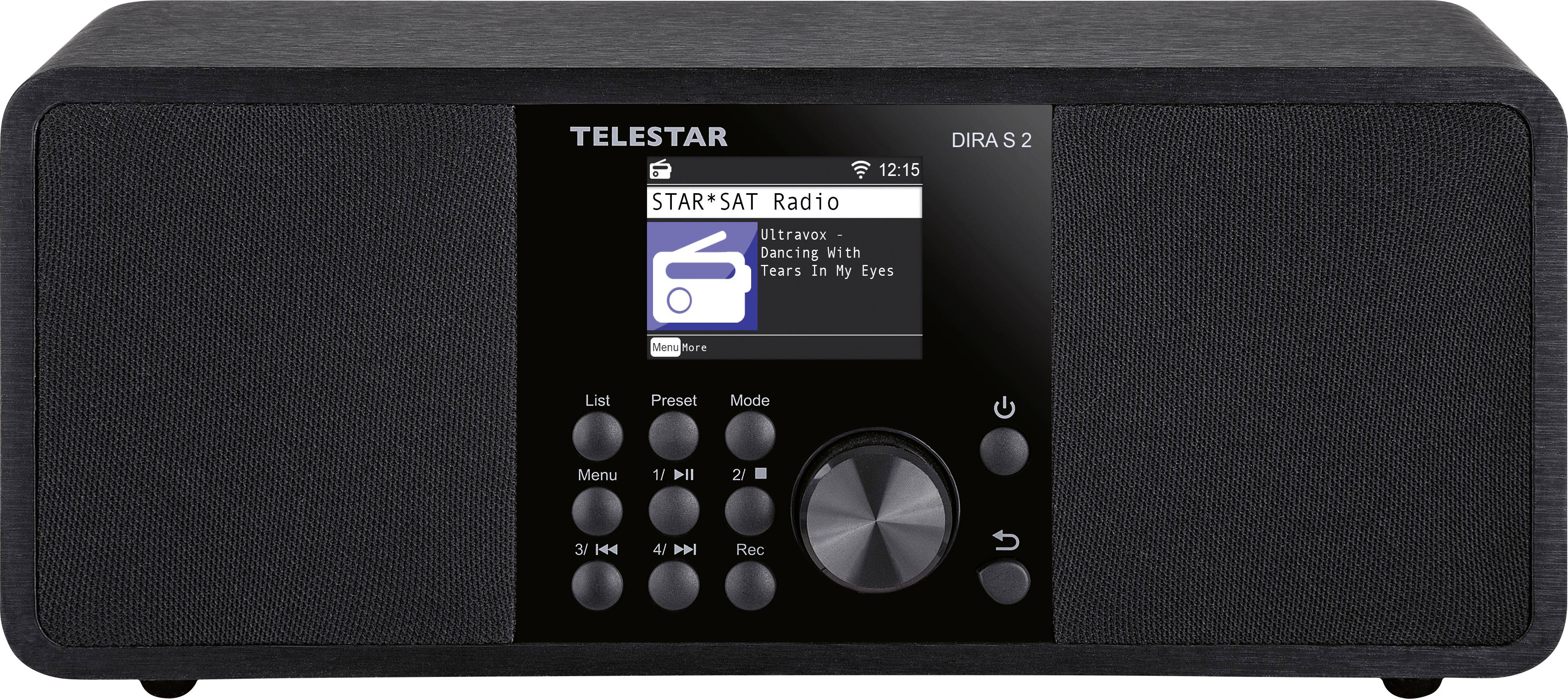 Telestar DIRA S 2 Radio de table Internet Internet, DAB+, FM AUX, Bluetooth, DLNA, USB, WiFi, radio internet fonction