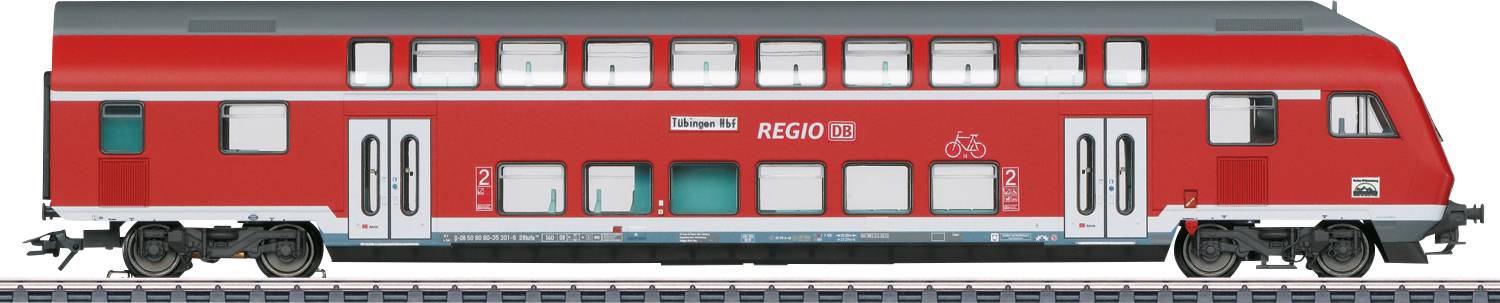 Märklin 043569 Chariot de commande à deux étages DBbzfa 761 2. Classe de la DB AG