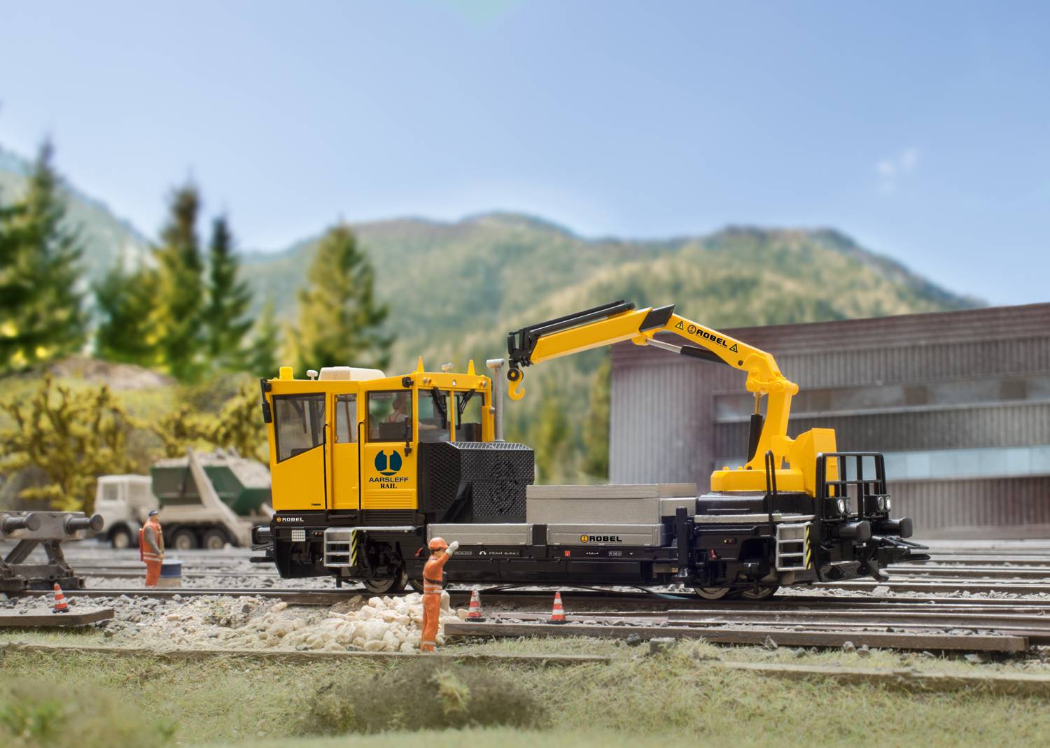 Märklin 039543 Véhicules à voie ROBEL de la rampe A/S Aarsleff