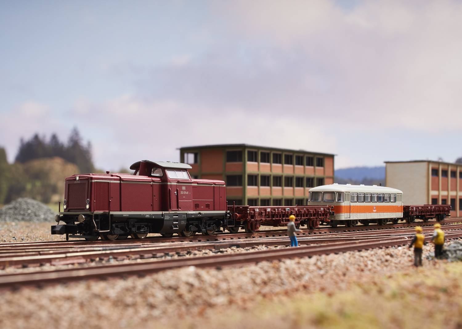 MiniTrix T15091 Lot de 3 wagons « inspection en ligne » de la DB