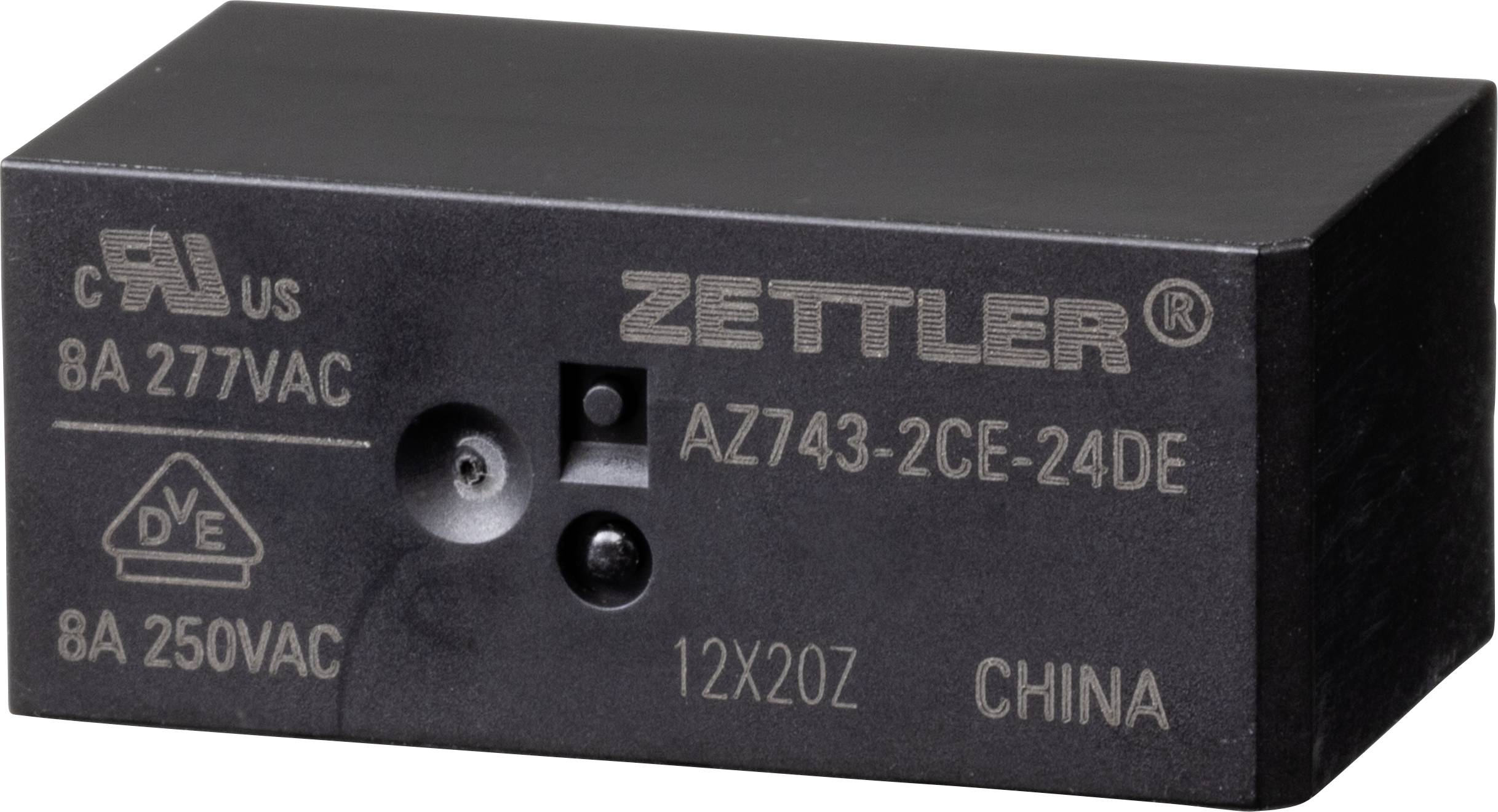 Zettler Electronics AZ743-2CE-24DE Relais de puissance 24 V/DC 8 A 1 pc(s)