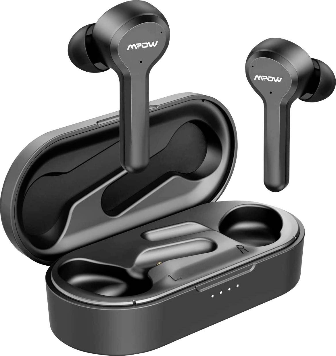 Mpow M9 Écouteurs intra-auriculaires Bluetooth noir résistant à la sueur