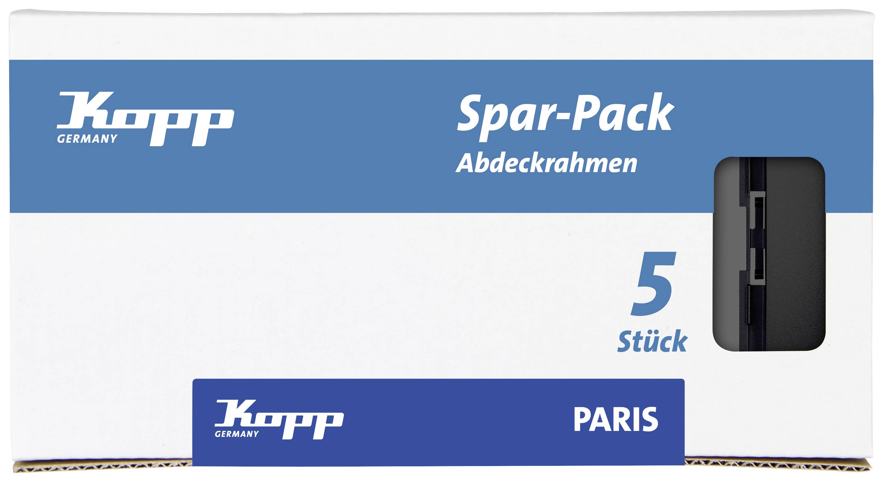 Cache Kopp 402550011 Paris noir (mat)