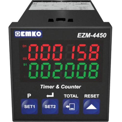 Emko EZM-4450.2.00.2.0/00.00/0.0.0.0 Compteur à présélection Emko EZM-4450.2.00.2.0/00.00/0.0.0.0 Compteur à présélection