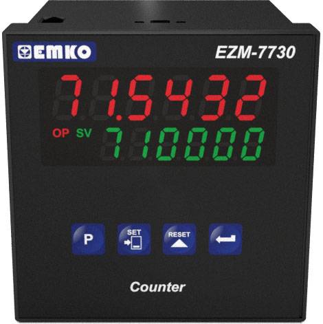Emko EZM-7730.2.00.0.1/00.00/0.0.0.0 Compteur à présélection