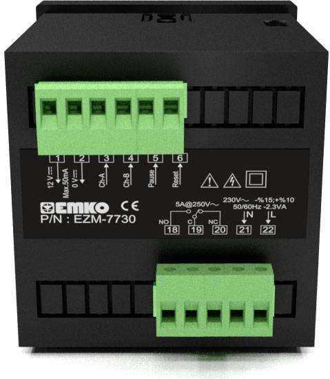 Emko EZM-7730.2.00.0.1/00.00/0.0.0.0 Compteur à présélection