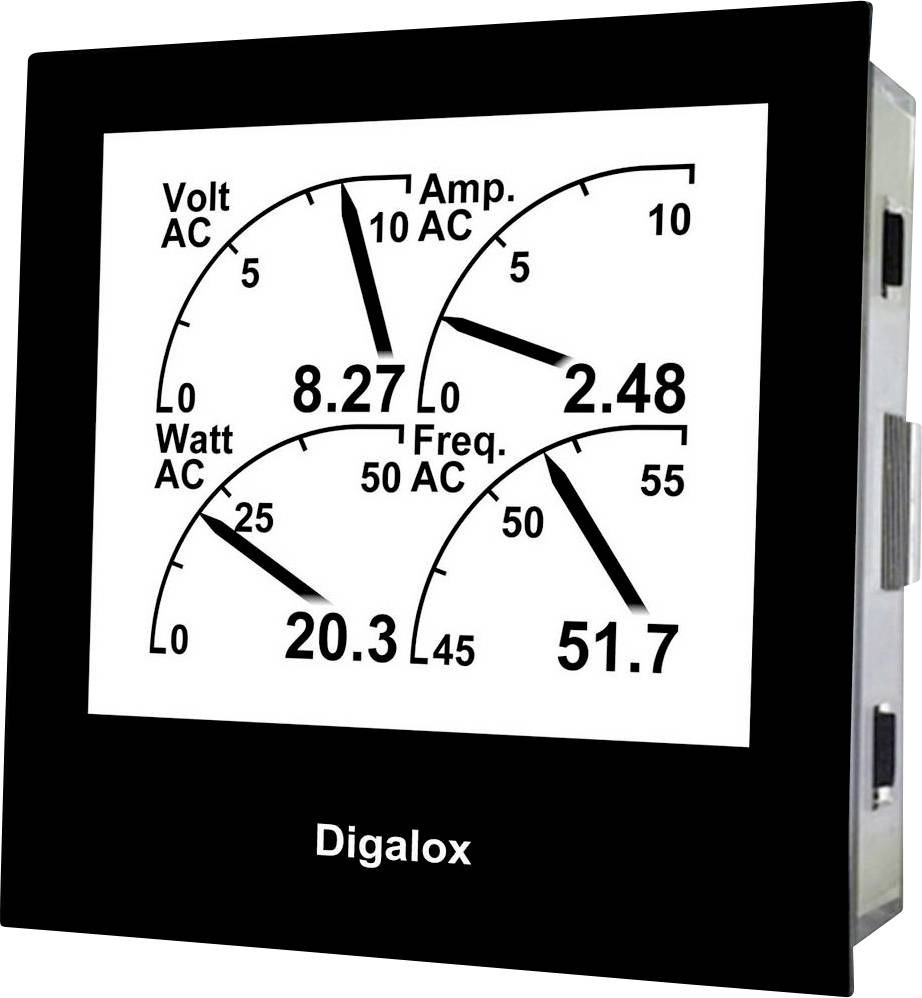 TDE Instruments Digalox DPM72-MPN+-RS485 Appareil de mesure numérique à encastrer