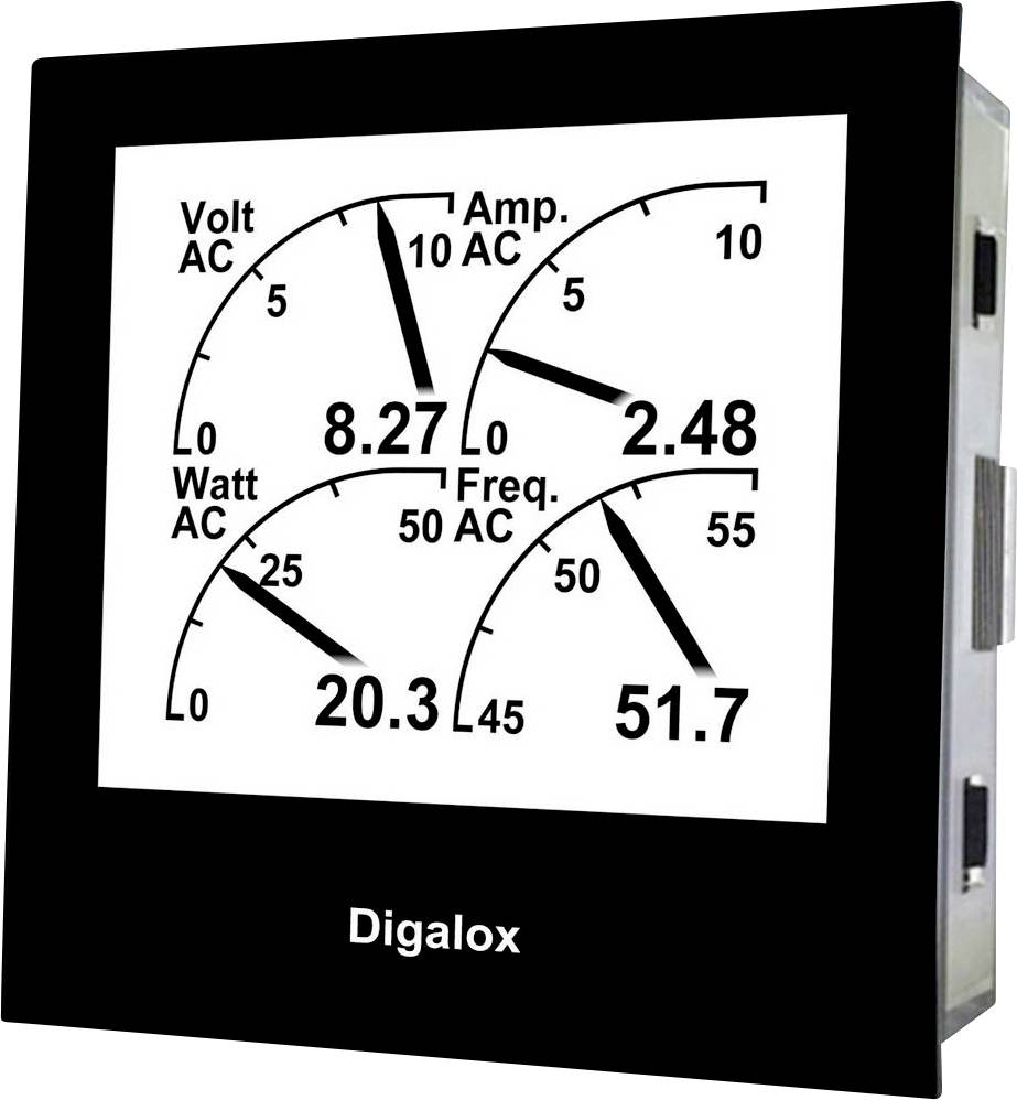 TDE Instruments Digalox DPM72-MP+-RS485 Appareil de mesure numérique à encastrer