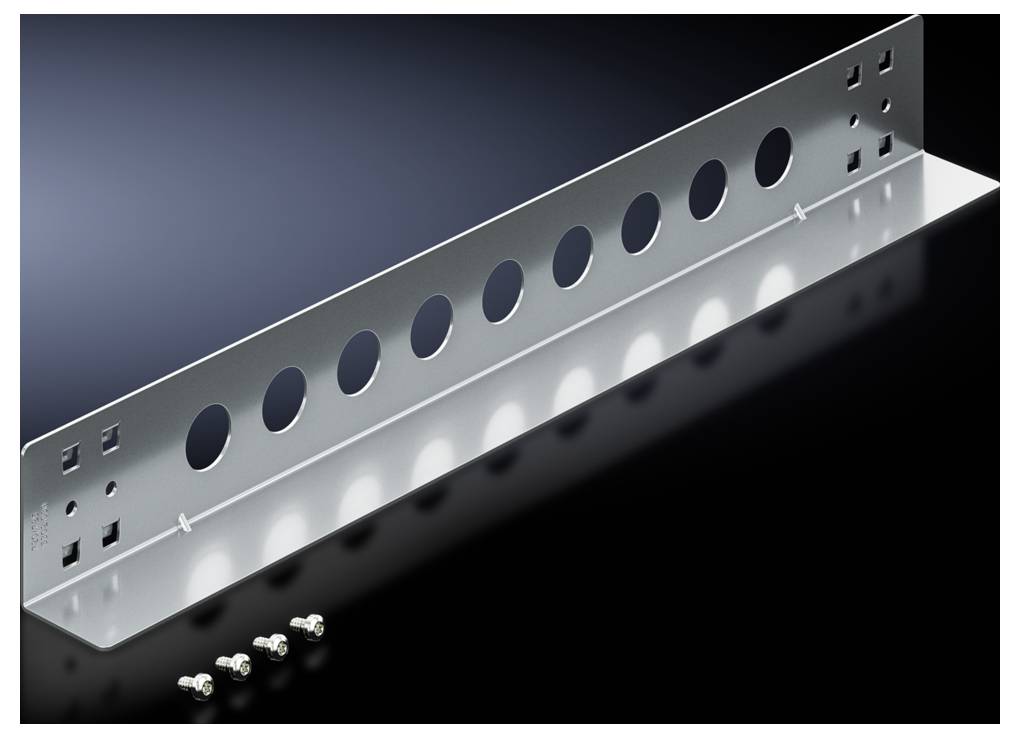 Rittal 5302031 19 pouces Rail montage fixe