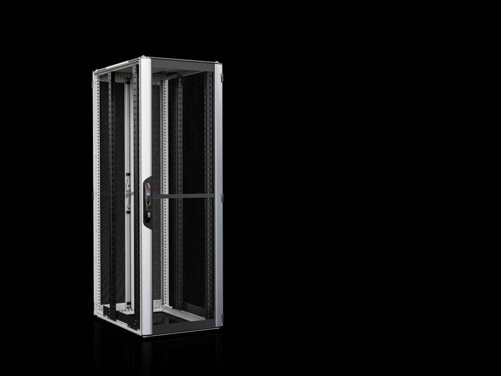 Rittal VX 5333.816 Armoire baie de brassage 19" (l x H x P) 800 x 2450 x 1200 mm 52 UH gris, noir