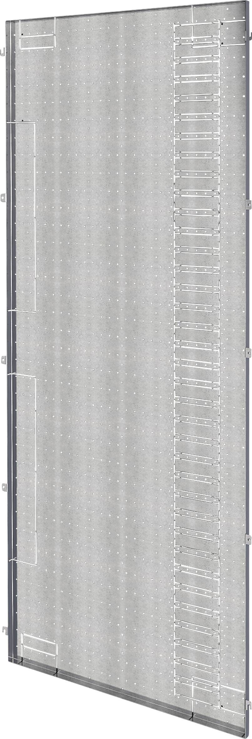 Un grand élément de plaque rectangulaire, transparent, probablement partie intégrante d'une structure technique ou industrielle.