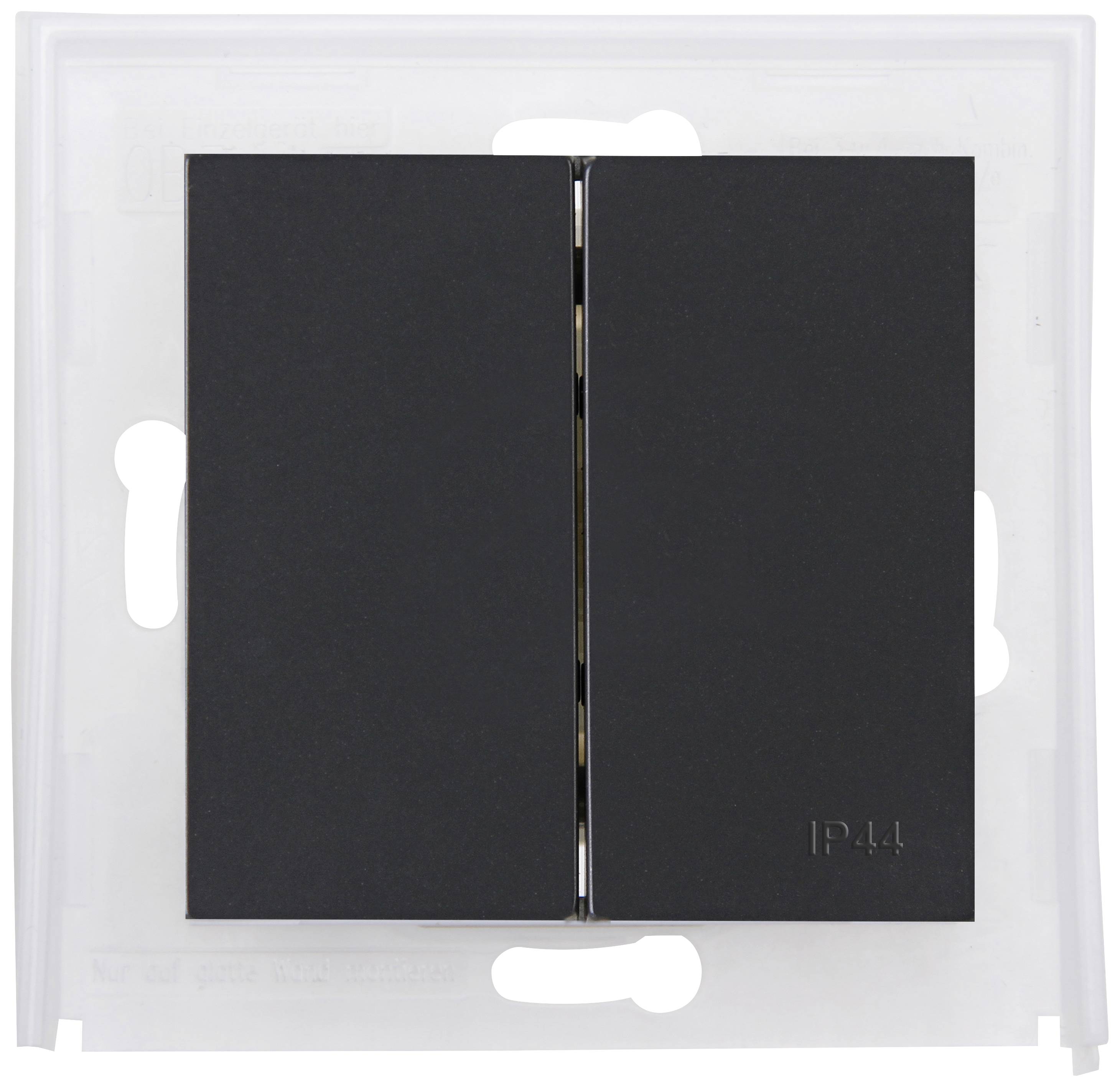 Kopp Bouton à bascule anthracite 493615008 1 pc(s)