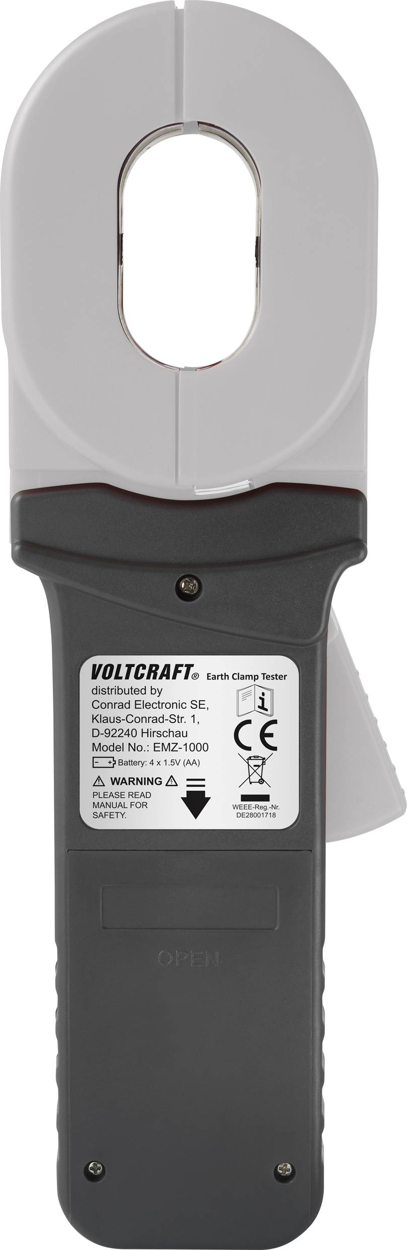 Instrument de mesure de résistance de terre VOLTCRAFT EMZ-1000 0.01 - 1200 Ω