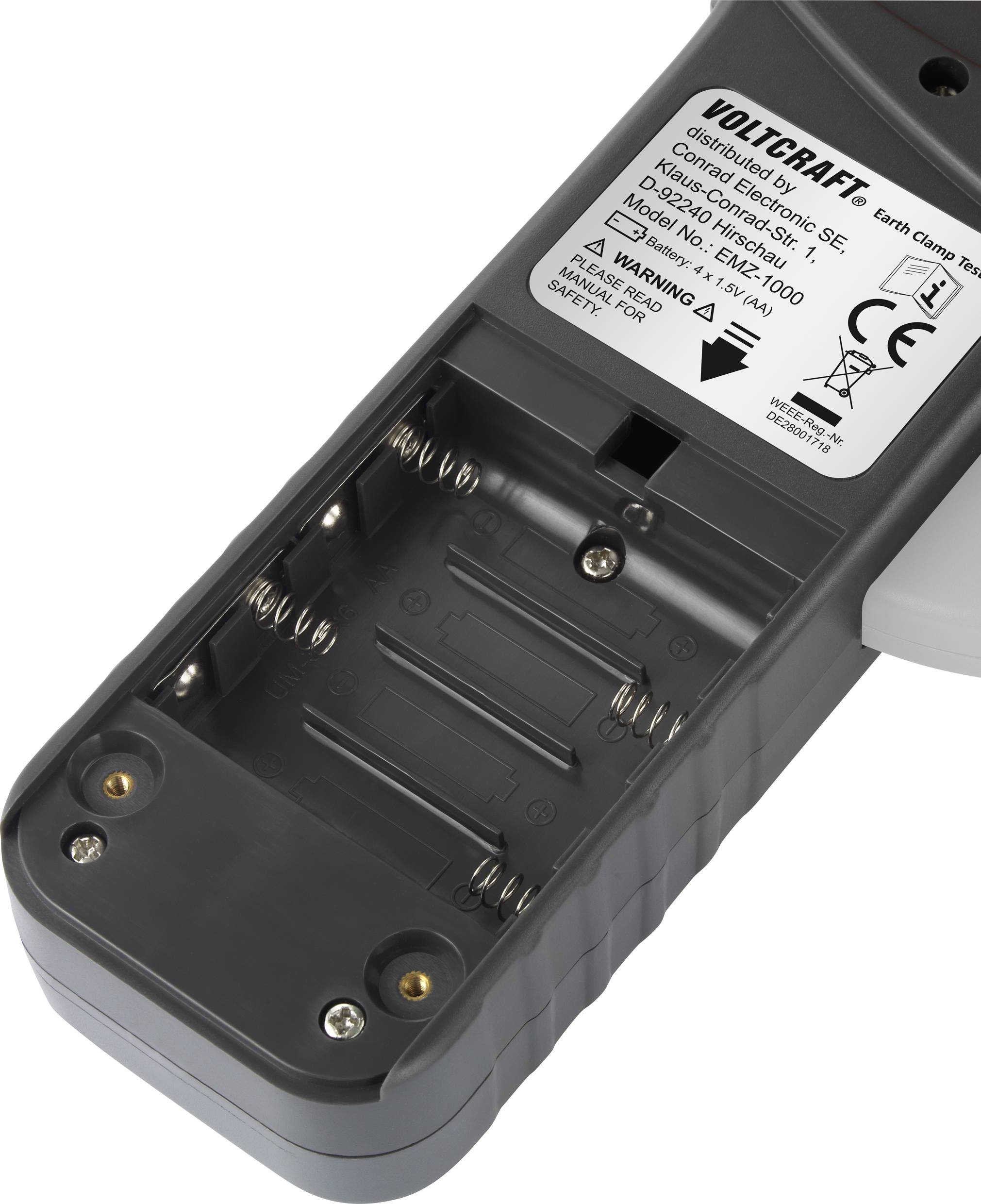 Instrument de mesure de résistance de terre VOLTCRAFT EMZ-1000 0.01 - 1200 Ω