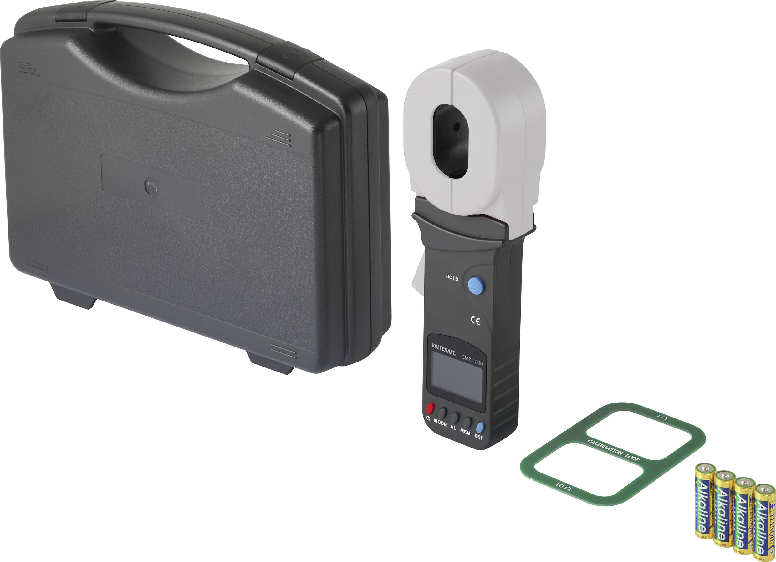 Instrument de mesure de résistance de terre VOLTCRAFT EMZ-1000 0.01 - 1200 Ω