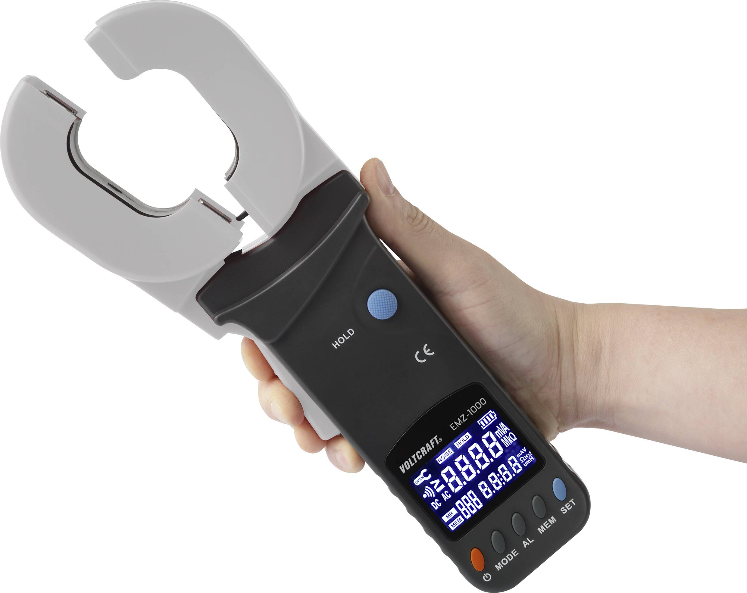 Instrument de mesure de résistance de terre VOLTCRAFT EMZ-1000 0.01 - 1200 Ω