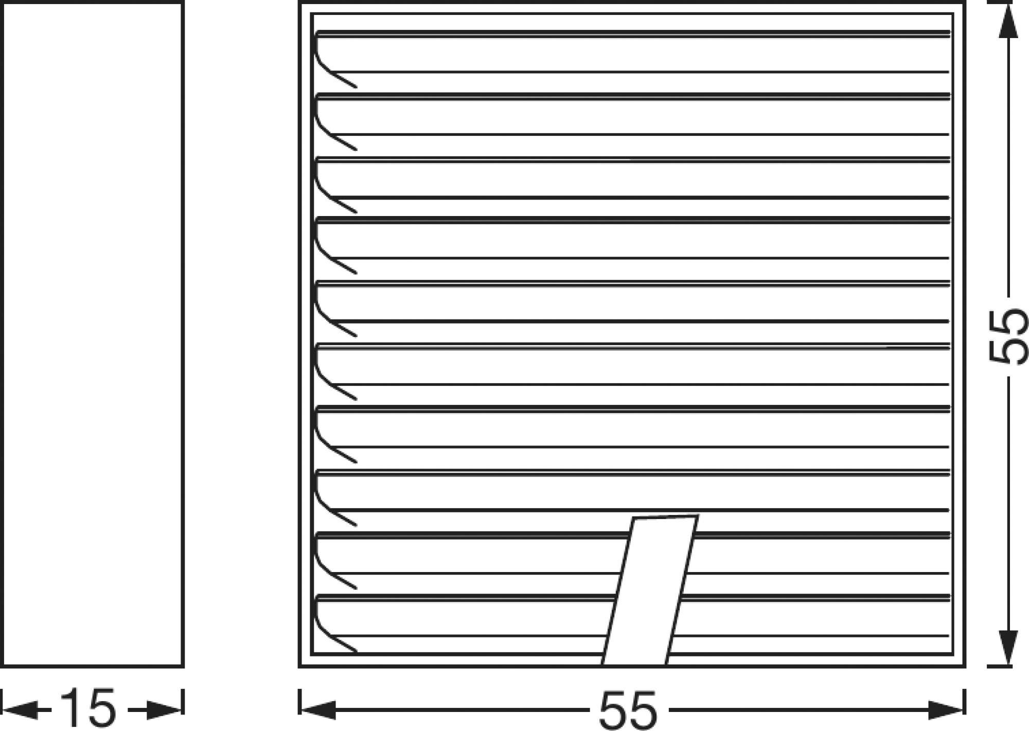 LEDVANCE Filtre de rechange blanc, gris