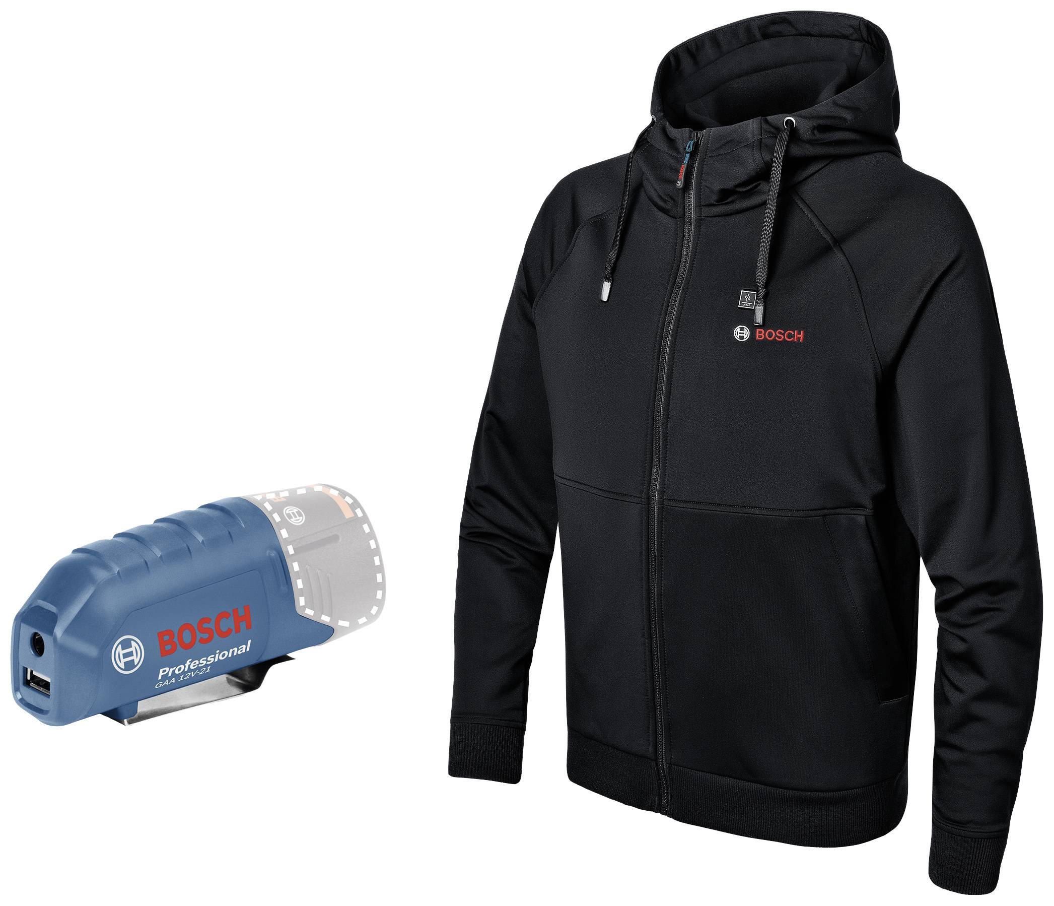 Bosch Professional 06188000ES Veste Bosch GHH 12+18V XA Taille du vêtement: L noir