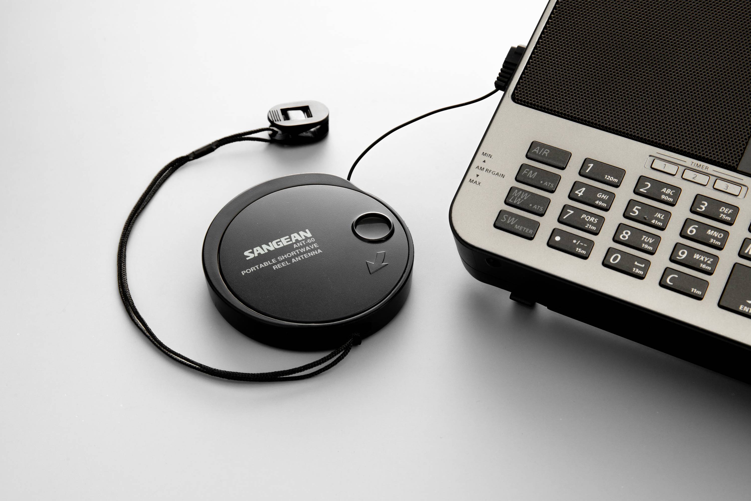 Sangean ATS-909X2 Récepteur universel FM, ondes longues (OL), AM fonction réveil noir