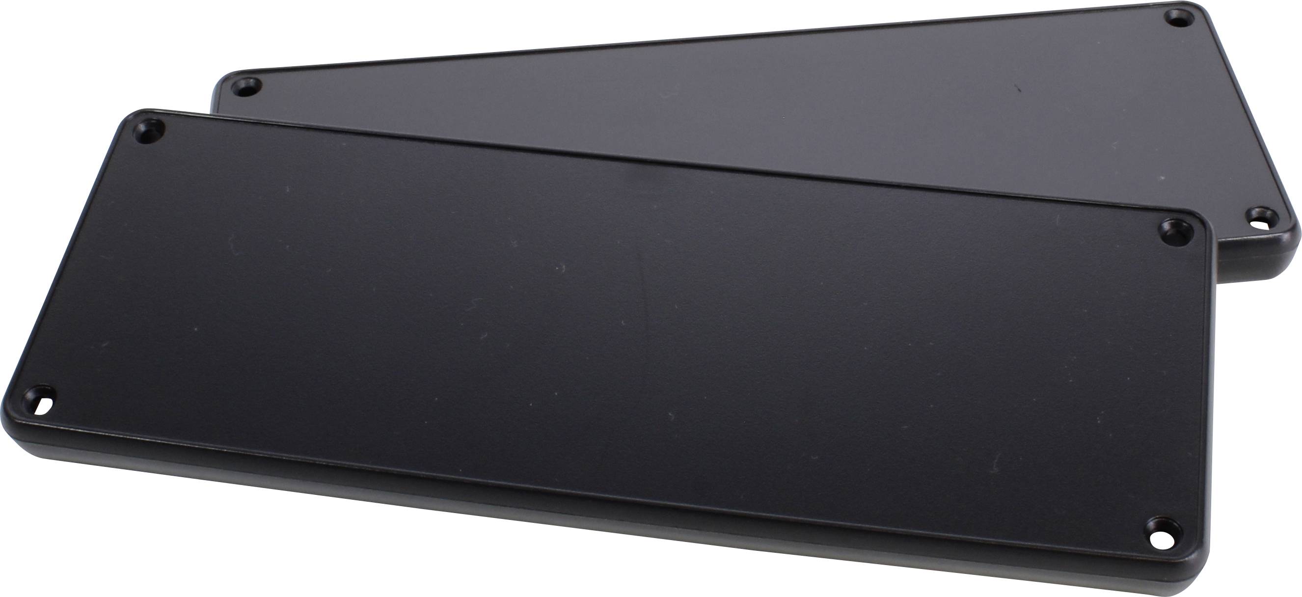 Hammond Electronics 1455UPLBK Cadre frontal ABS noir (L x l x H) 196 x 71 x 11.60 mm 2 pc(s)