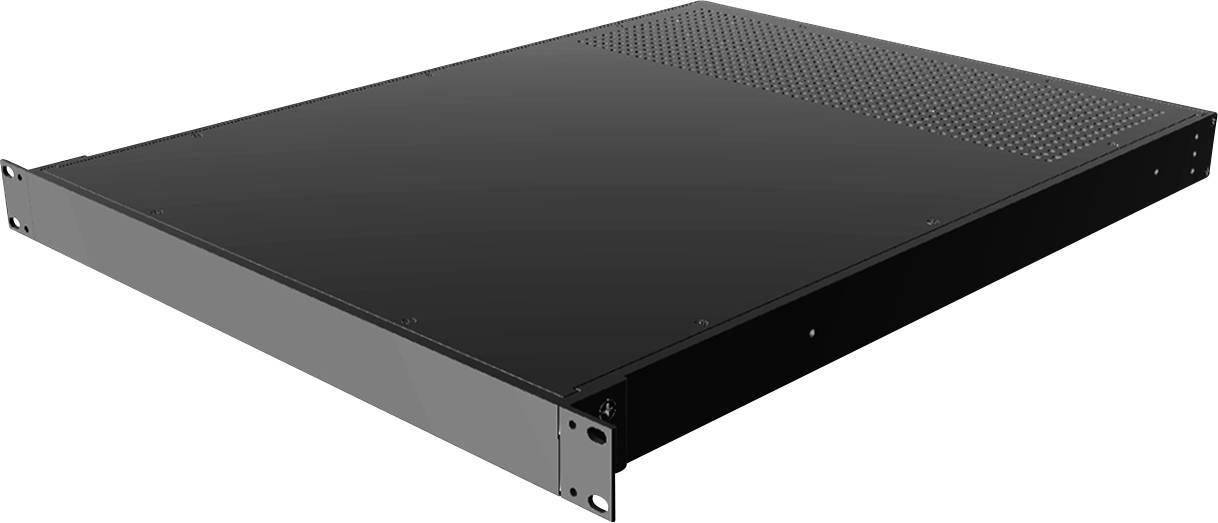 Hammond Electronics RM1U1922VBK 19 pouces Boîtier industriel 19 pouces 1 UH noir