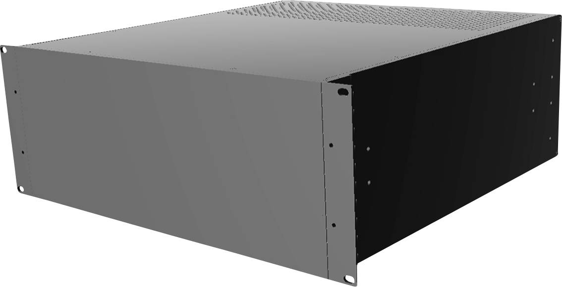 Hammond Electronics RM4U1918VBK 19 pouces Boîtier industriel 19 pouces 4 UH noir