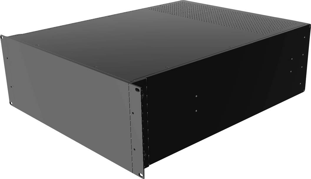 Hammond Electronics RM4U1922VBK 19 pouces Boîtier industriel 19 pouces 4 UH noir