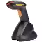 Manhattan Wireless 2D Lecteur de code-barres sans fil 2D radio 1D, 2D CCD noir, orange scanner à main avec pied USB-A Manhattan Wireless 2D Lecteur de code-barres sans fil 2D radio 1D, 2D CCD noir, orange scanner à main avec pied USB-A