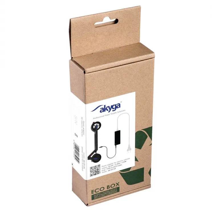 Akyga Chargeur pour batterie de vélo électrique
