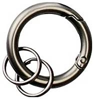 Basi Porte-clé 0006-0155 4026434178838 gris (mat), noir 10 pc(s)