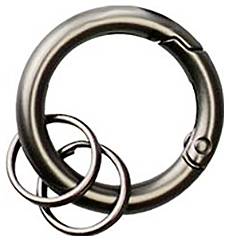 Basi Porte-clé 0006-0157 4026434178852 gris (mat), noir 10 pc(s)