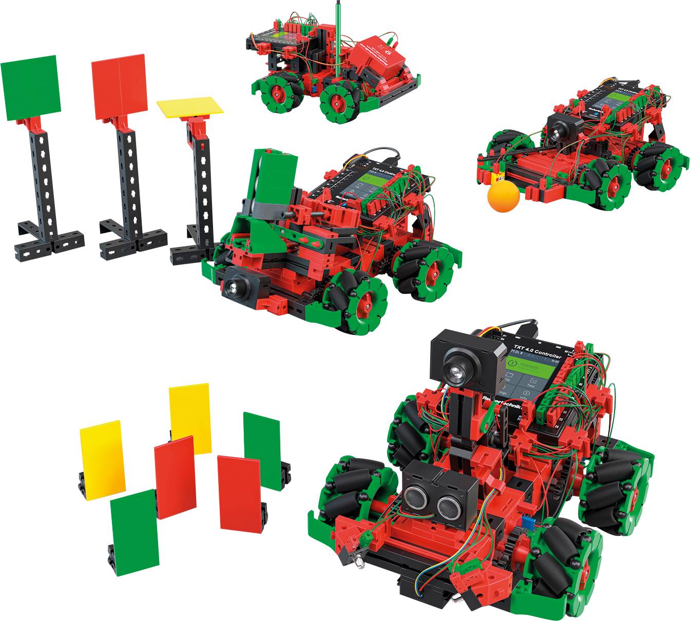 fischertechnik education Module d'extension pour robot Robotics: Add On Omniwheels 559898