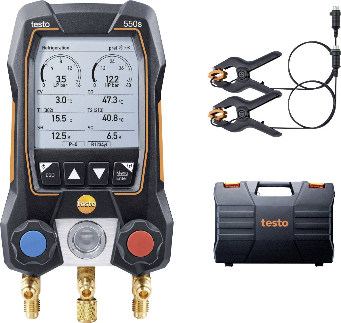 Appareil de mesure des liquides réfrigérants testo 550s Basis Set