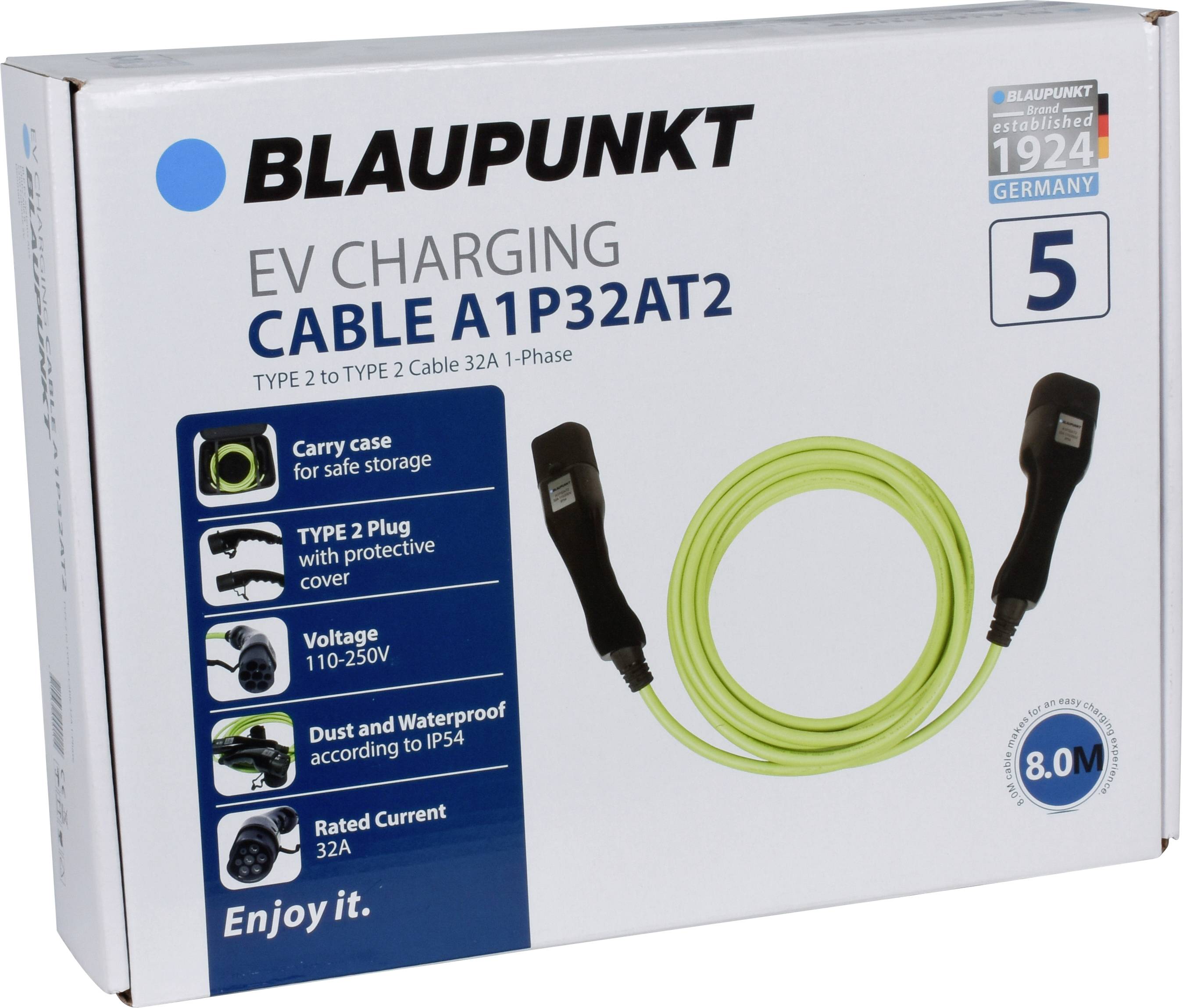 Blaupunkt A1P32AT2 Câble de charge pour véhicule électrique 8 m