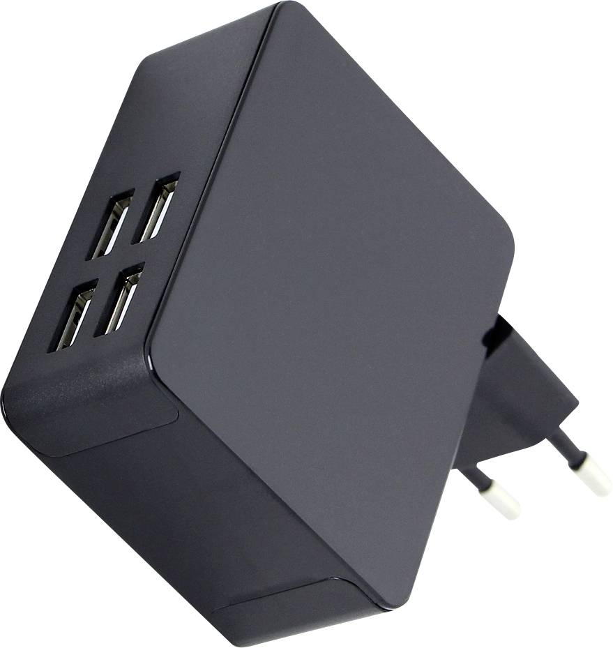 HN Power HNP36-4USB Chargeur USB 36 W 4x USB-A noir intérieure