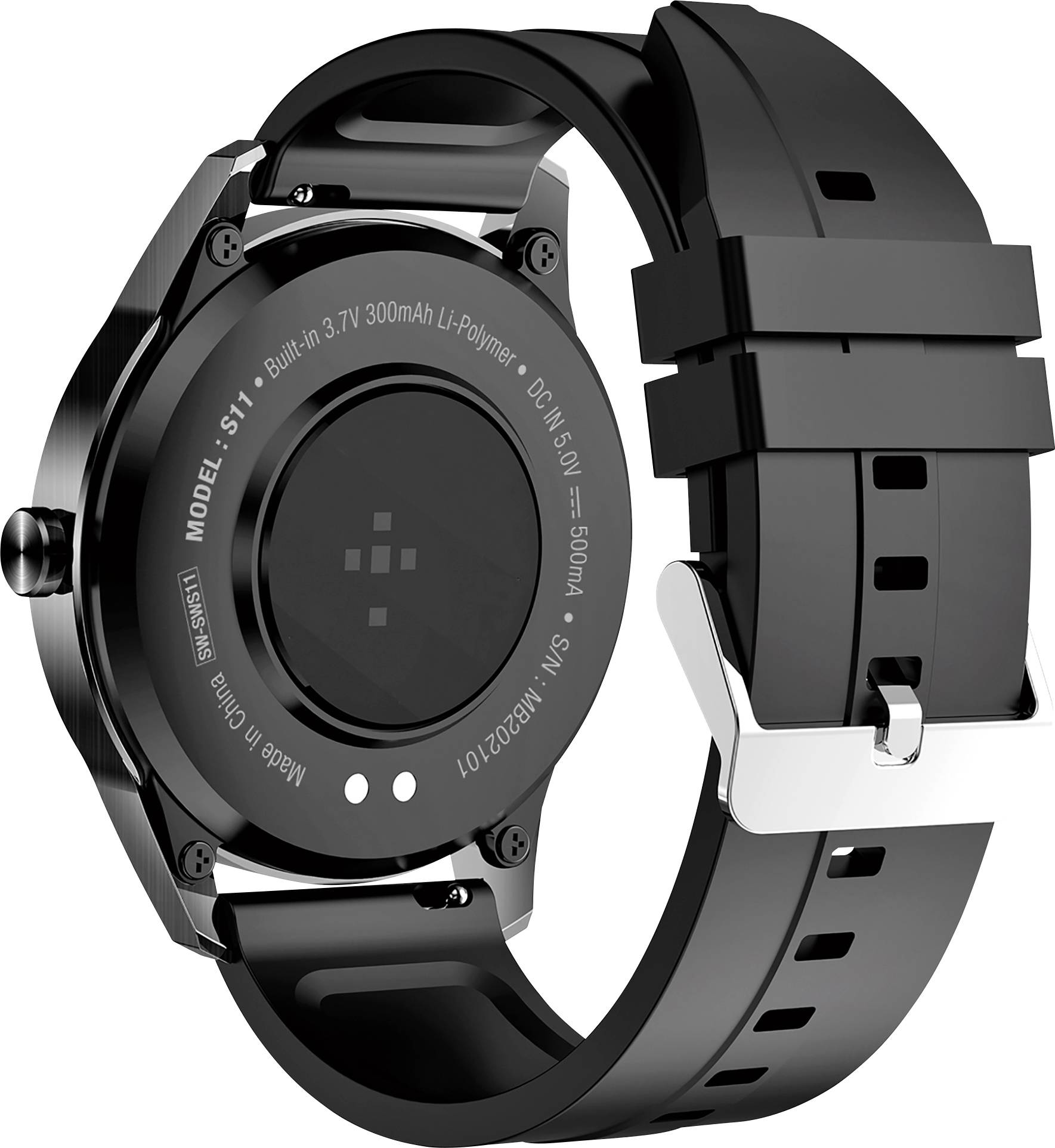Montre connectée JayTech SWS 11 46 mm TU noir