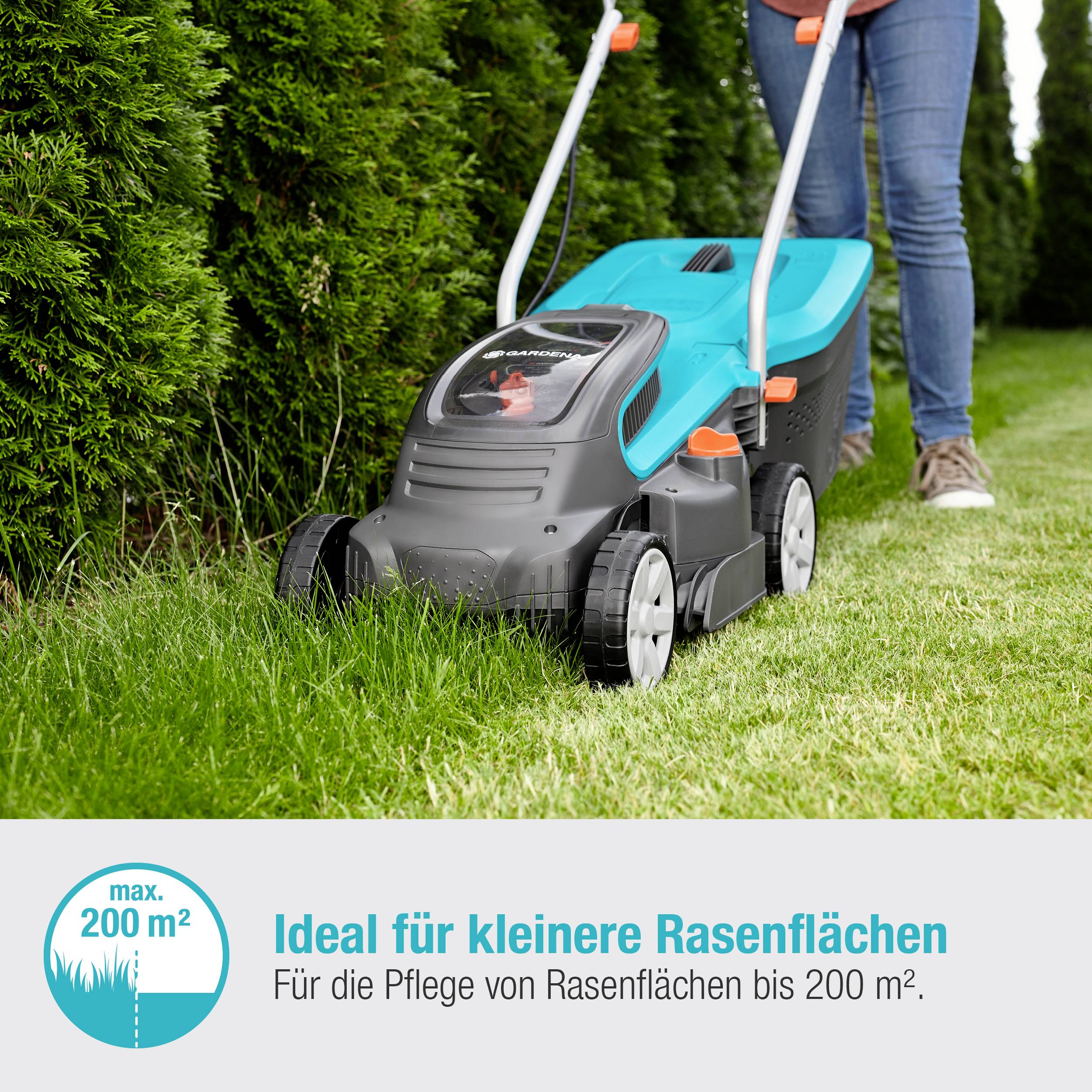 GARDENA PowerMax 32/36V P4A Ready-To-Use-Set sans fil Tondeuse à gazon avec 2ème batterie, avec chargeur, avec peigne à gazon