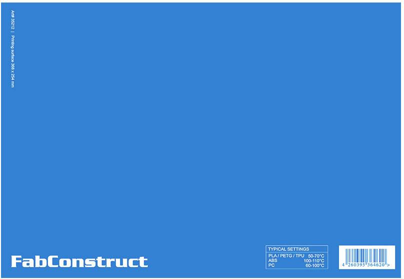 FabConstruct surface 368 x 254 mm surface 35212