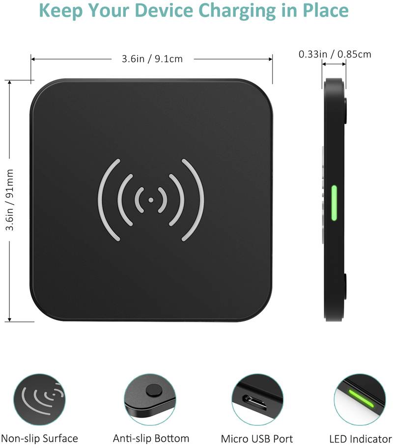 Chargeur à induction CT-T511-S Sorties USB