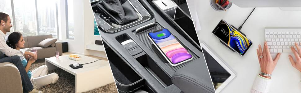Chargeur à induction CT-T511-S Sorties USB