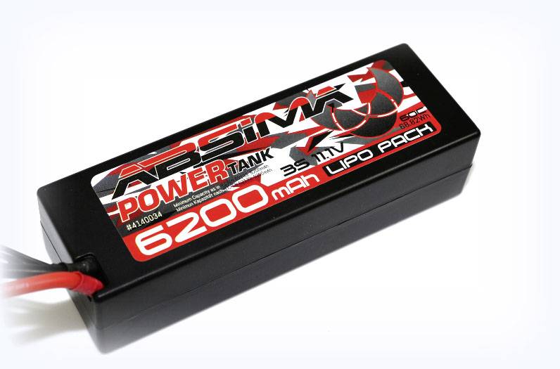 Absima Pack de batterie (LiPo) 11.1 V 6200 mAh 60 C hardcase fiche T mâle