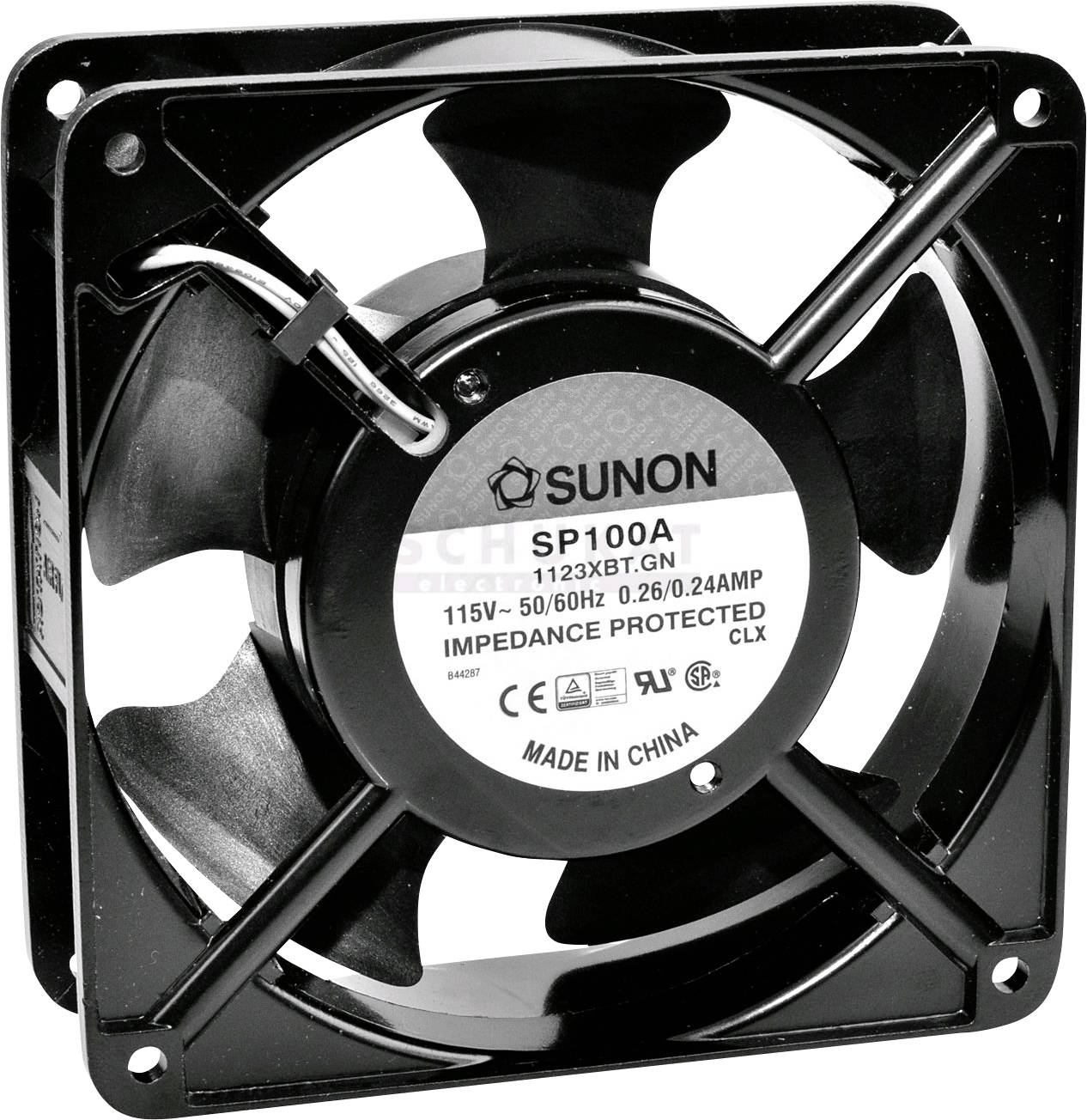 Sunon DP200A2123XBL Ventilateur axial 230 V/AC 164.76 m³/h (L x l x H) 120 x 120 x 38 mm