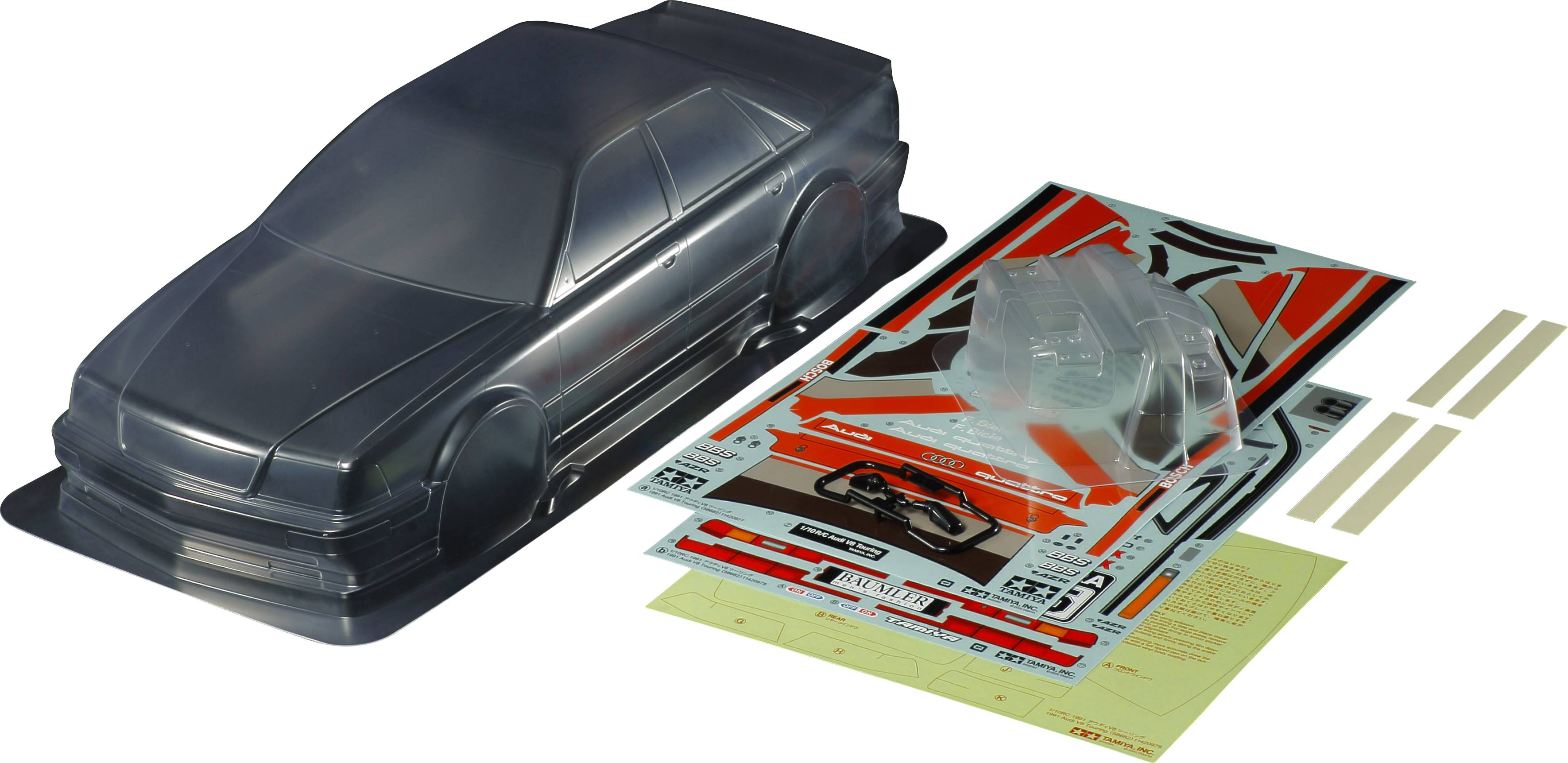 Tamiya 51653 1:10 Carrosserie Audi V8 Tourenwagen non verni