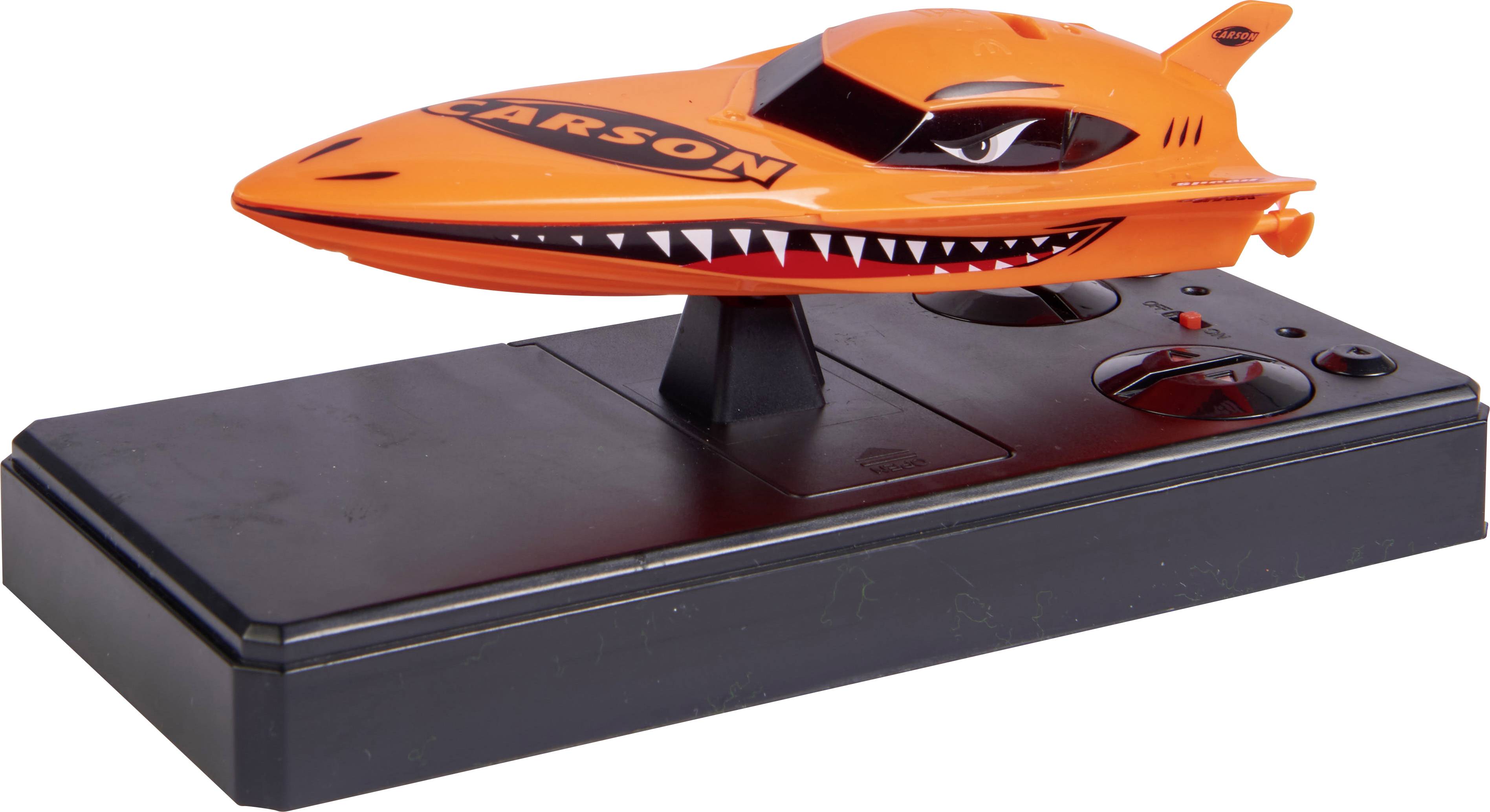 Carson Modellsport Speed Shark Nano 2.0 Bateau RC à moteur 100% RtR