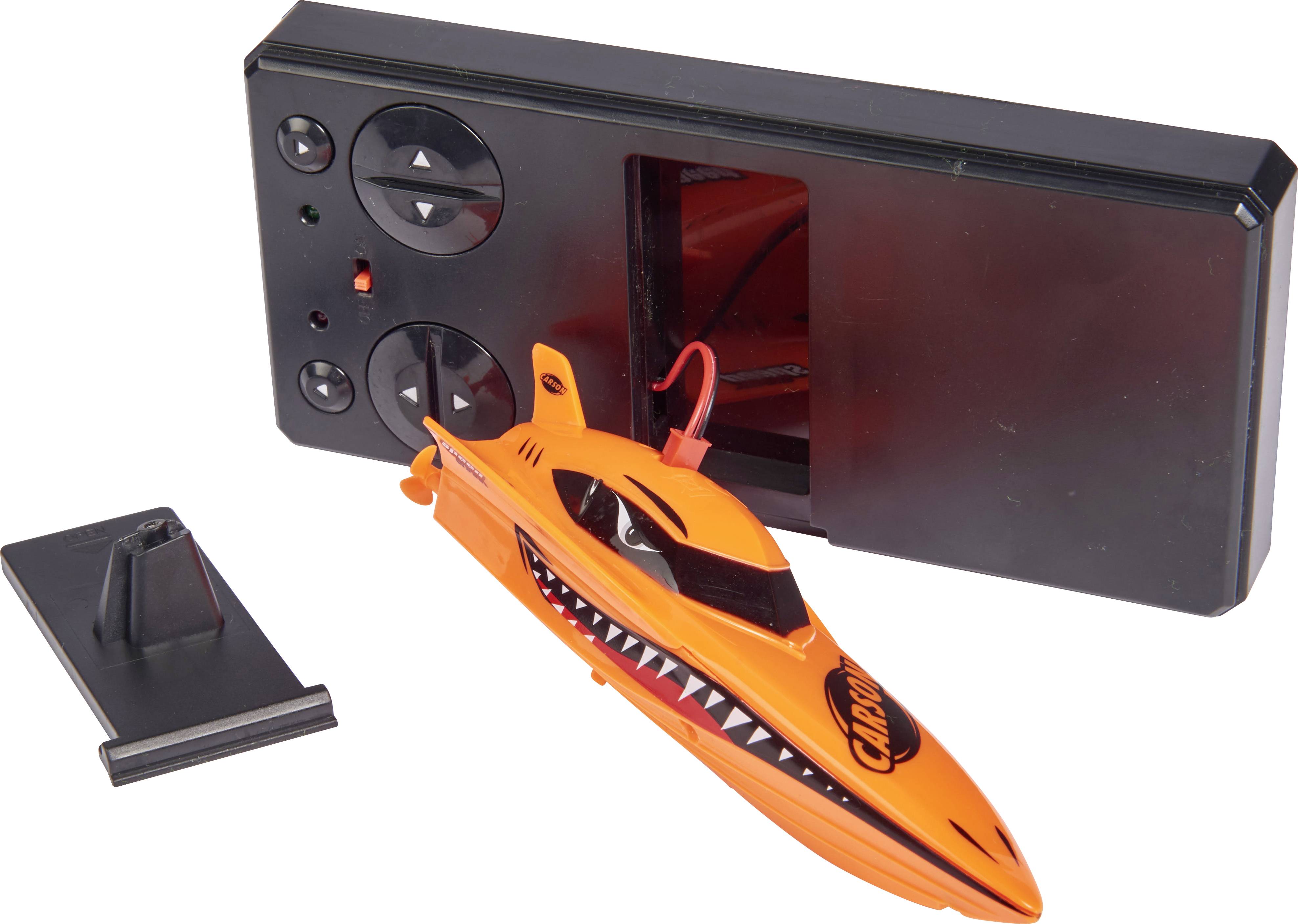 Carson Modellsport Speed Shark Nano 2.0 Bateau RC à moteur 100% RtR