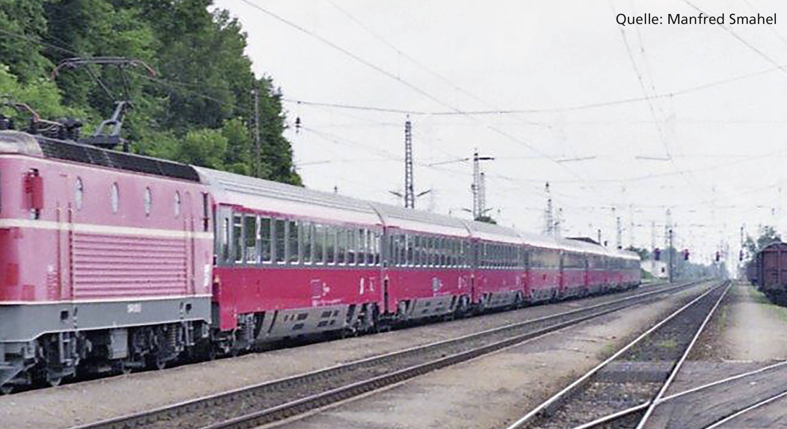 Piko H0 58225 Lot de 3 wagons de train rapide H0 Eurofima 1x 1. Classe + 2x 2. Classe ÖBB