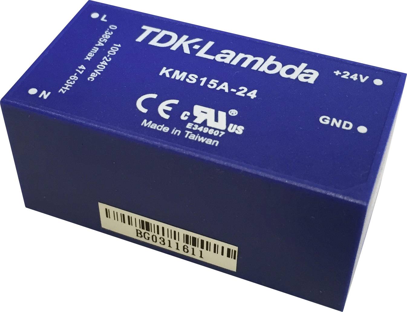 TDK-Lambda KMS15A-12 Alimentation CA/CC pour circuits imprimés 12 V 1.25 A 15 W